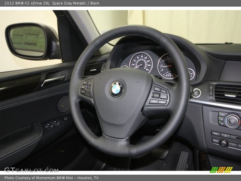 Space Gray Metallic / Black 2013 BMW X3 xDrive 28i