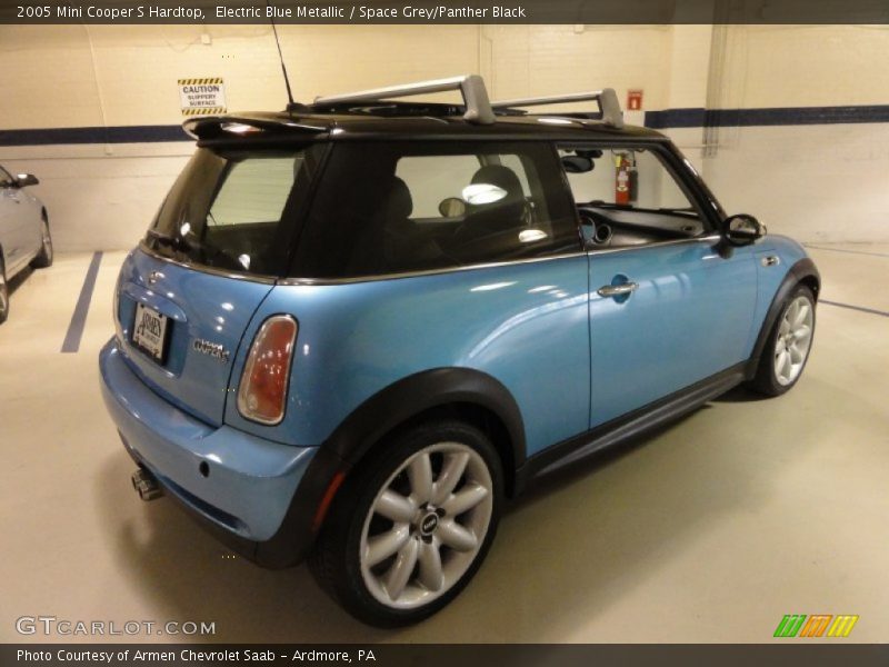 Electric Blue Metallic / Space Grey/Panther Black 2005 Mini Cooper S Hardtop