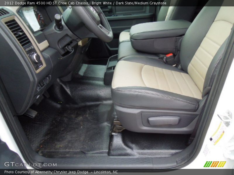 Bright White / Dark Slate/Medium Graystone 2012 Dodge Ram 4500 HD ST Crew Cab Chassis