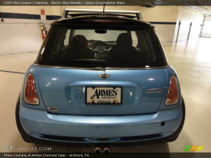 Electric Blue Metallic / Space Grey/Panther Black 2005 Mini Cooper S Hardtop