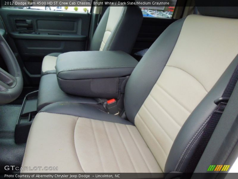 Bright White / Dark Slate/Medium Graystone 2012 Dodge Ram 4500 HD ST Crew Cab Chassis