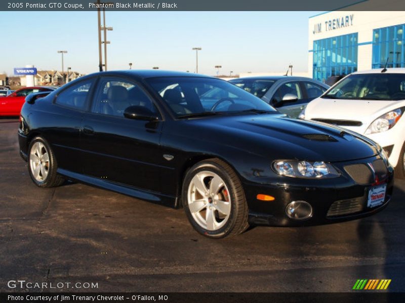 Phantom Black Metallic / Black 2005 Pontiac GTO Coupe