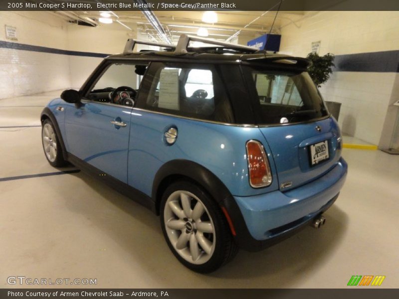 Electric Blue Metallic / Space Grey/Panther Black 2005 Mini Cooper S Hardtop