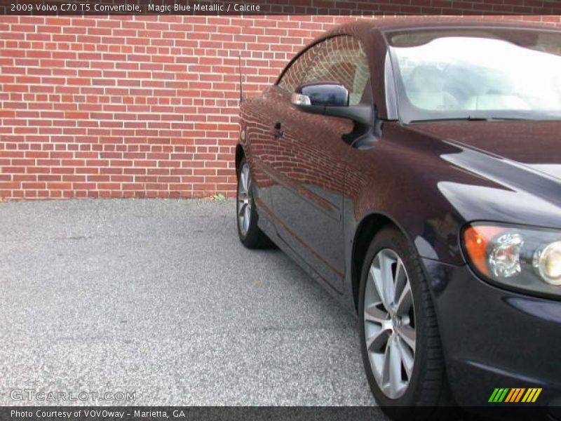 Magic Blue Metallic / Calcite 2009 Volvo C70 T5 Convertible