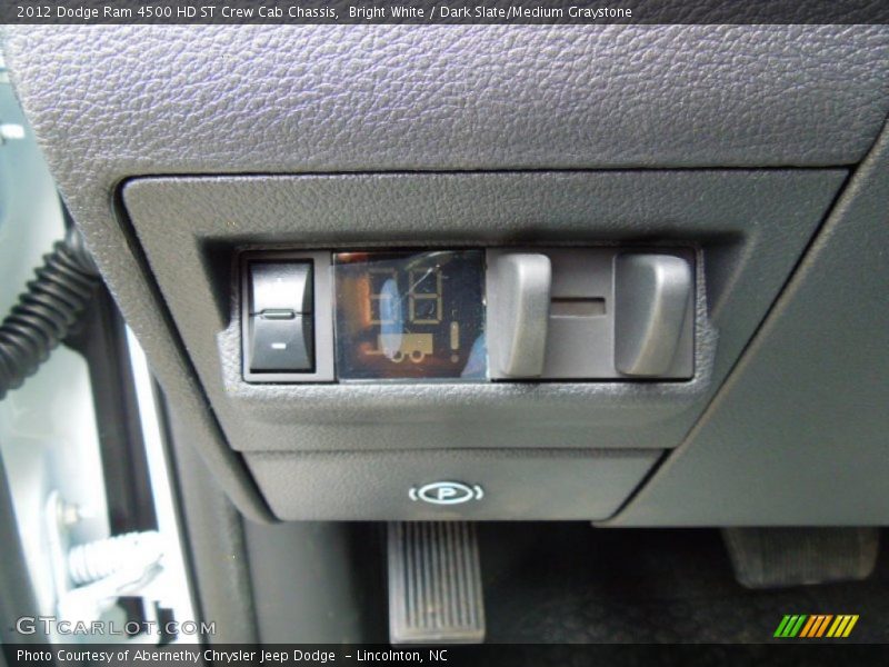 Bright White / Dark Slate/Medium Graystone 2012 Dodge Ram 4500 HD ST Crew Cab Chassis