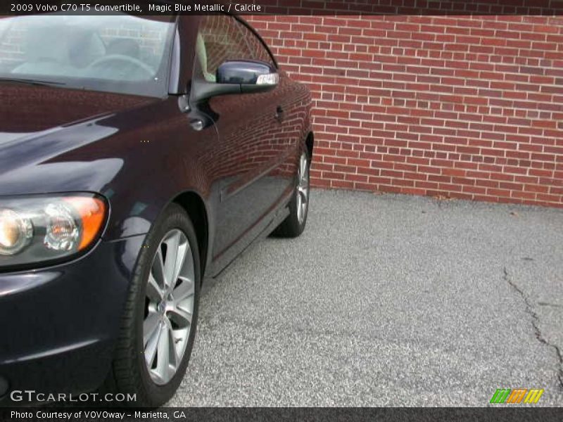 Magic Blue Metallic / Calcite 2009 Volvo C70 T5 Convertible