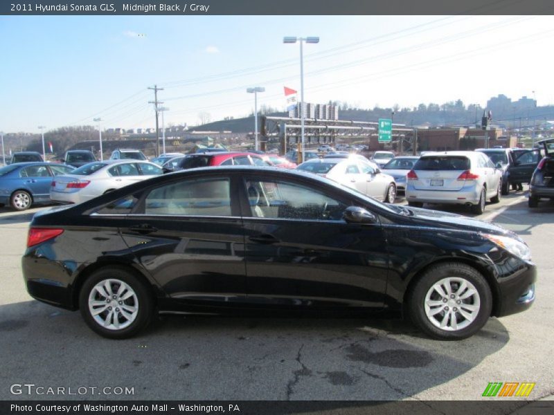 Midnight Black / Gray 2011 Hyundai Sonata GLS