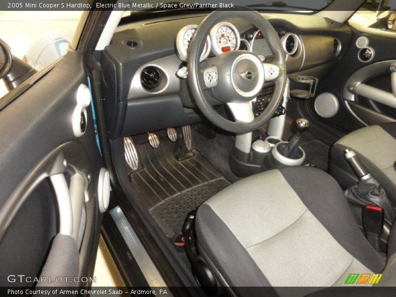 Electric Blue Metallic / Space Grey/Panther Black 2005 Mini Cooper S Hardtop