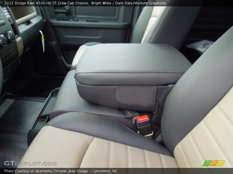 Bright White / Dark Slate/Medium Graystone 2012 Dodge Ram 4500 HD ST Crew Cab Chassis