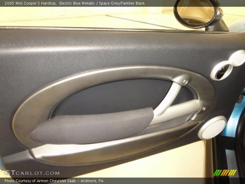 Electric Blue Metallic / Space Grey/Panther Black 2005 Mini Cooper S Hardtop