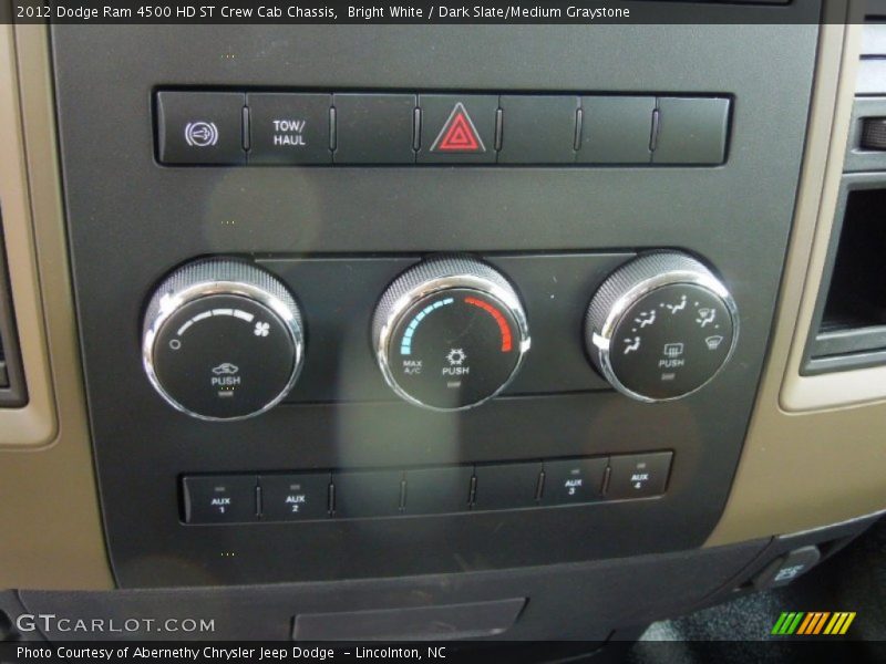 Bright White / Dark Slate/Medium Graystone 2012 Dodge Ram 4500 HD ST Crew Cab Chassis