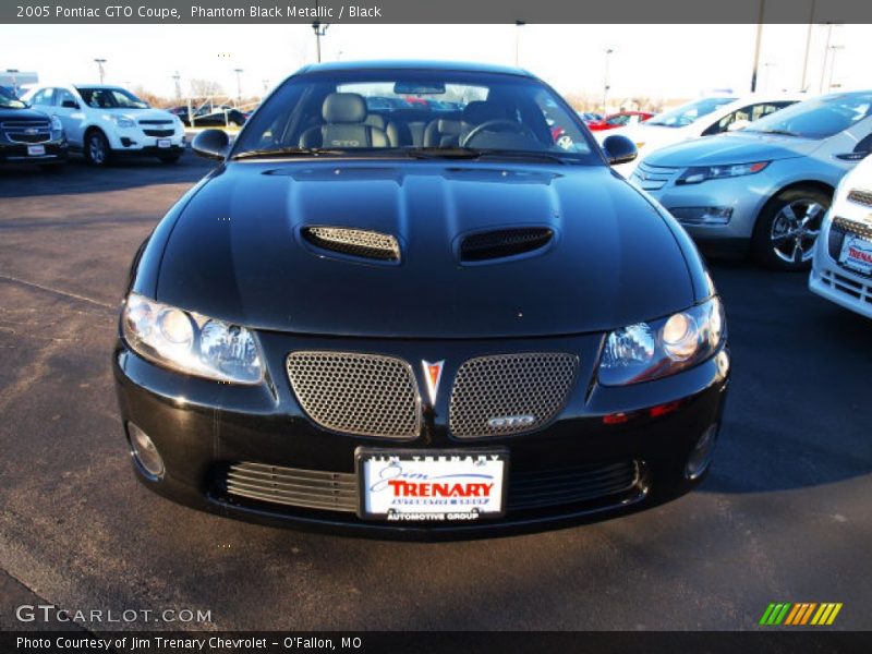 Phantom Black Metallic / Black 2005 Pontiac GTO Coupe