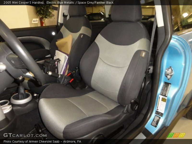 Electric Blue Metallic / Space Grey/Panther Black 2005 Mini Cooper S Hardtop