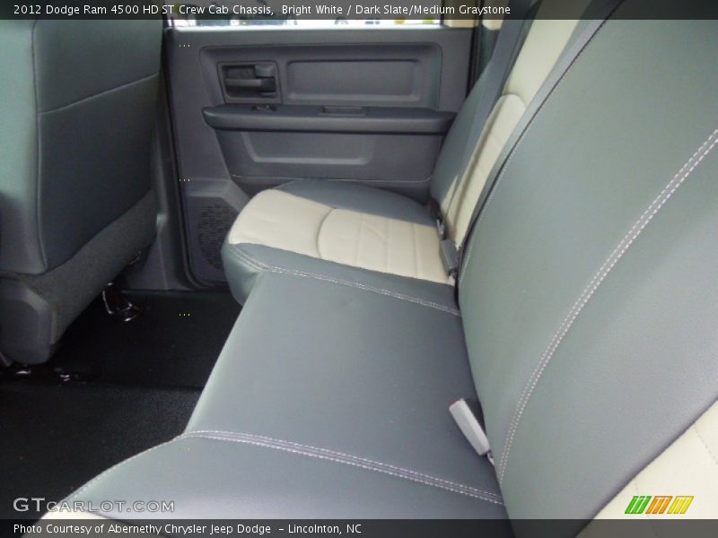 Bright White / Dark Slate/Medium Graystone 2012 Dodge Ram 4500 HD ST Crew Cab Chassis