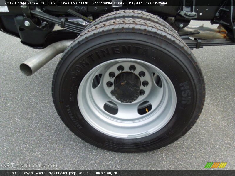 Bright White / Dark Slate/Medium Graystone 2012 Dodge Ram 4500 HD ST Crew Cab Chassis