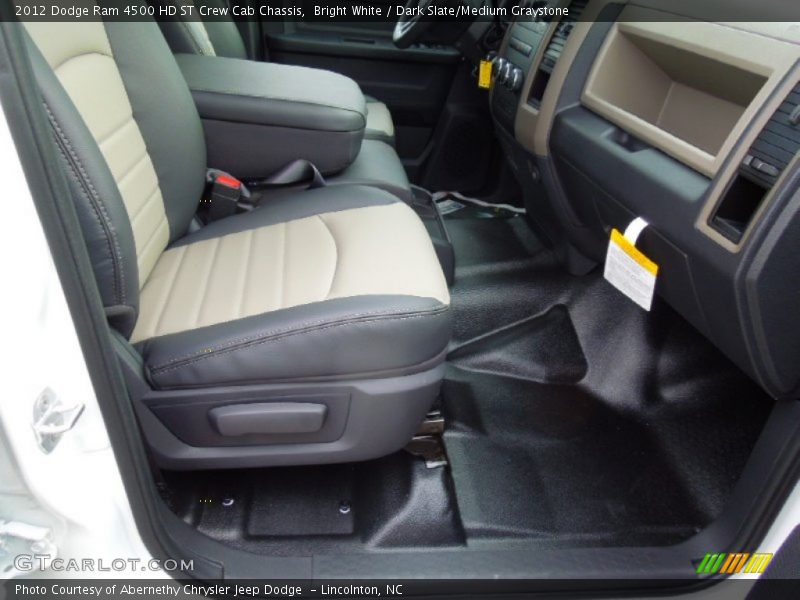 Bright White / Dark Slate/Medium Graystone 2012 Dodge Ram 4500 HD ST Crew Cab Chassis