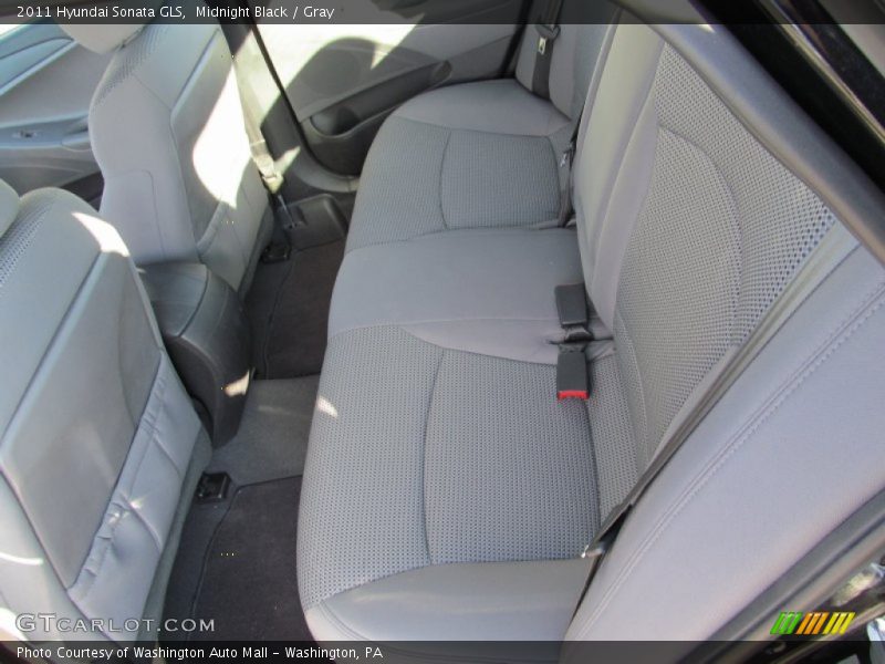 Midnight Black / Gray 2011 Hyundai Sonata GLS