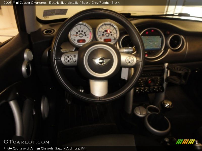 Electric Blue Metallic / Space Grey/Panther Black 2005 Mini Cooper S Hardtop