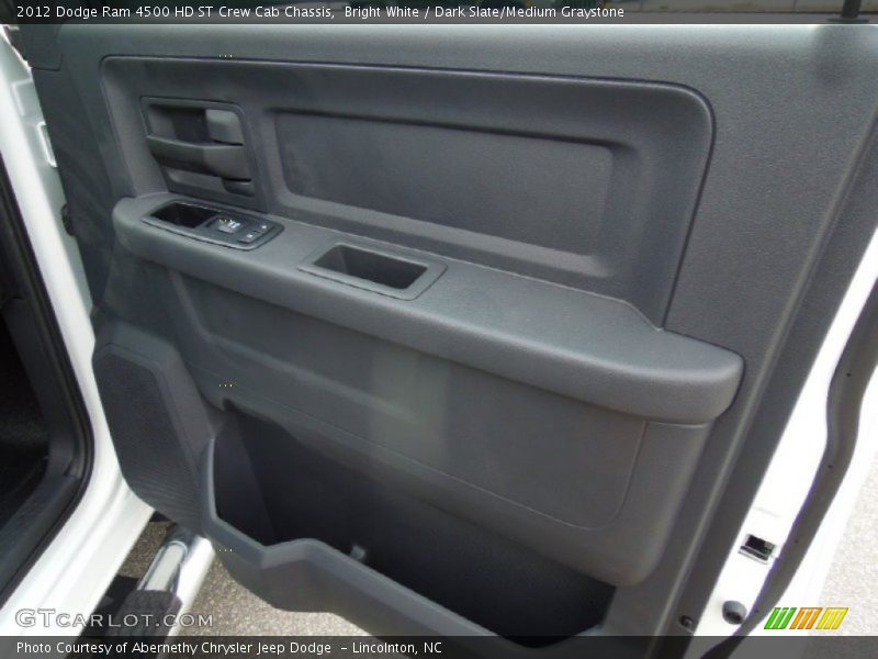 Bright White / Dark Slate/Medium Graystone 2012 Dodge Ram 4500 HD ST Crew Cab Chassis