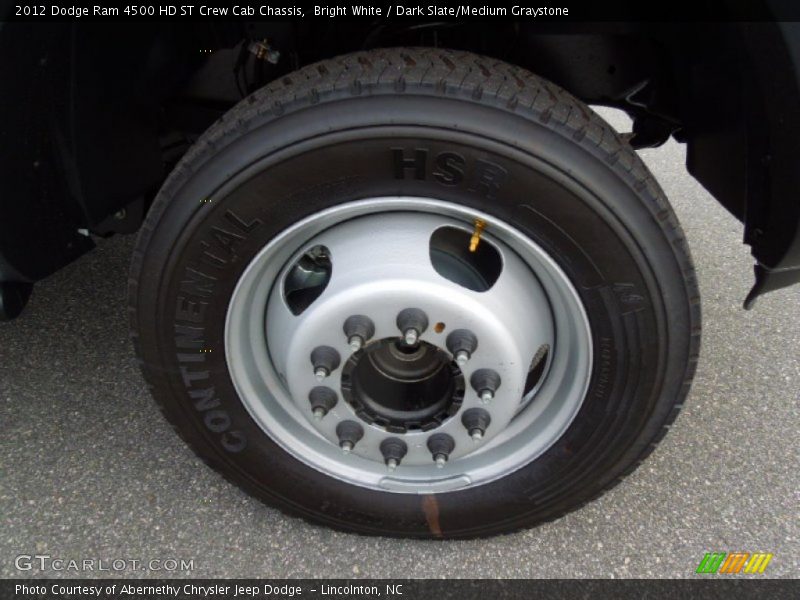 Bright White / Dark Slate/Medium Graystone 2012 Dodge Ram 4500 HD ST Crew Cab Chassis