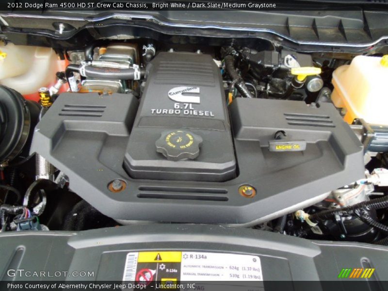 Bright White / Dark Slate/Medium Graystone 2012 Dodge Ram 4500 HD ST Crew Cab Chassis