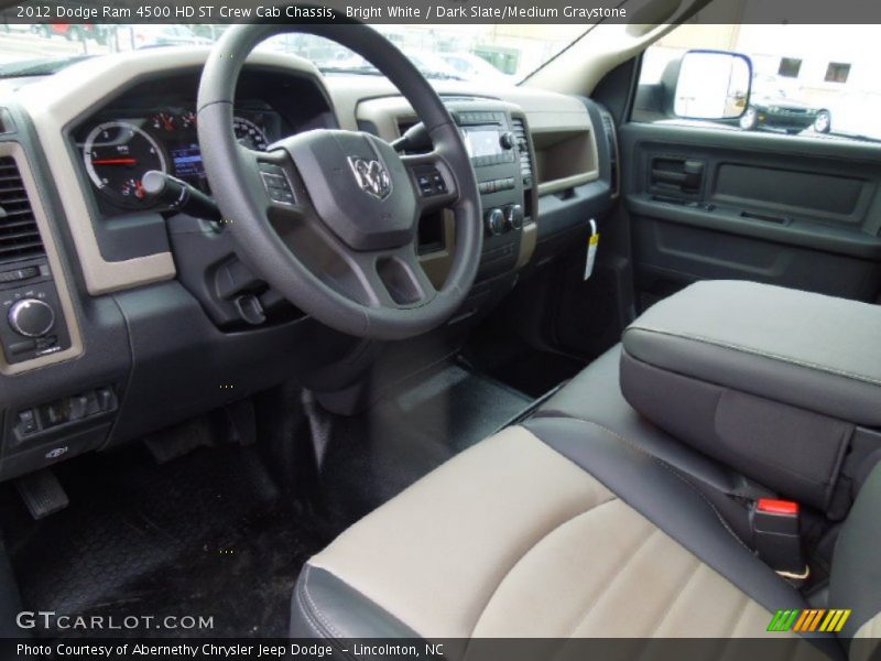  2012 Ram 4500 HD ST Crew Cab Chassis Dark Slate/Medium Graystone Interior