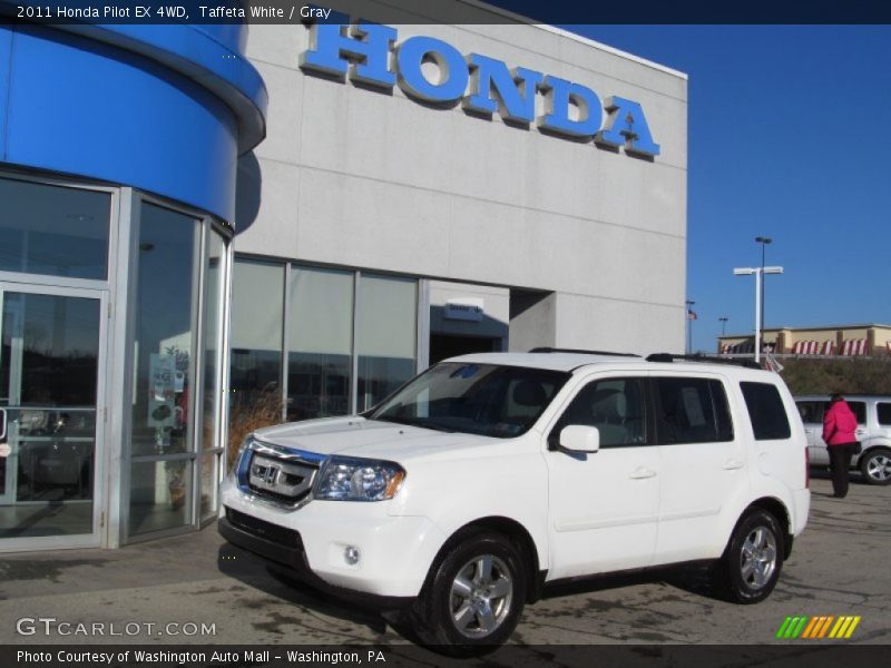 Taffeta White / Gray 2011 Honda Pilot EX 4WD