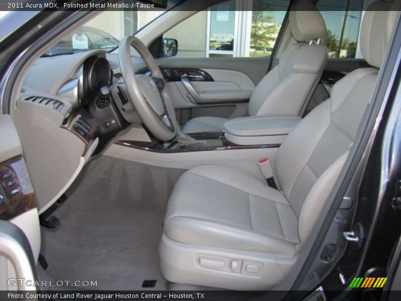 Polished Metal Metallic / Taupe 2011 Acura MDX