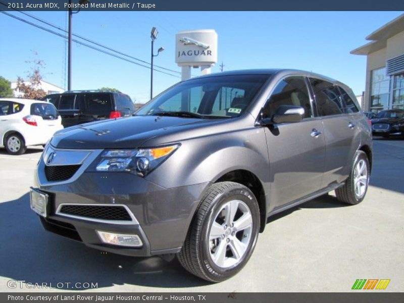 Polished Metal Metallic / Taupe 2011 Acura MDX