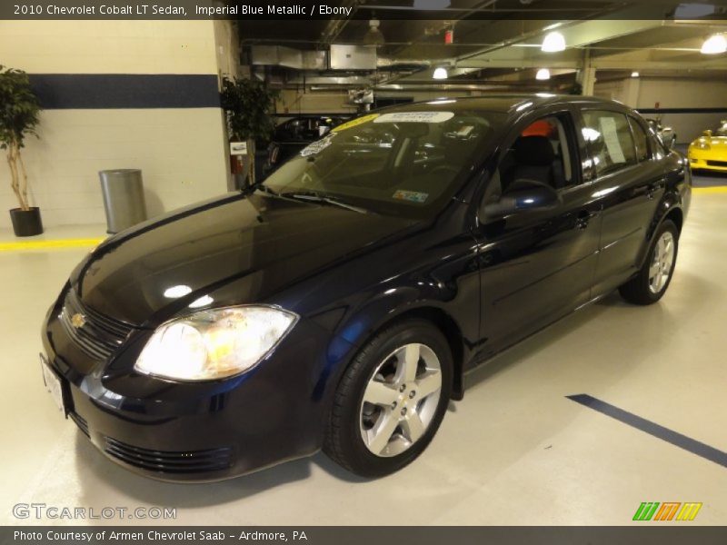 Imperial Blue Metallic / Ebony 2010 Chevrolet Cobalt LT Sedan