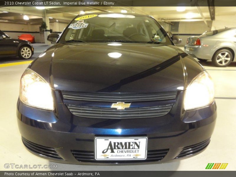 Imperial Blue Metallic / Ebony 2010 Chevrolet Cobalt LT Sedan