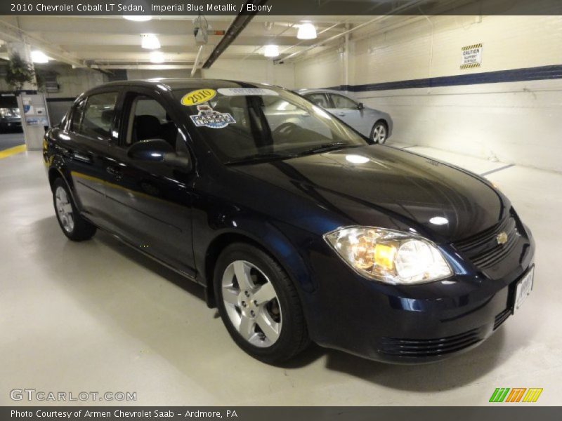 Imperial Blue Metallic / Ebony 2010 Chevrolet Cobalt LT Sedan