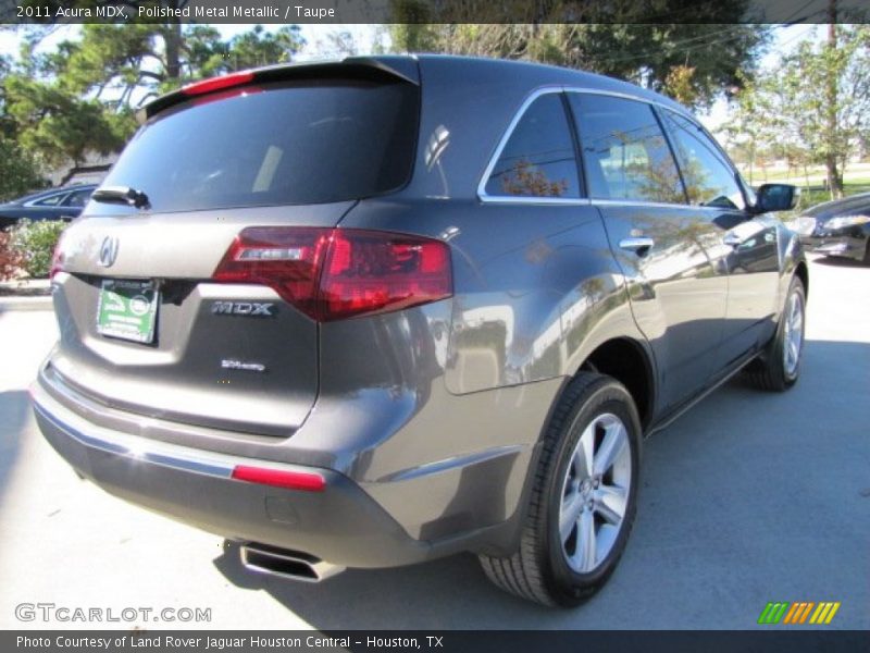 Polished Metal Metallic / Taupe 2011 Acura MDX