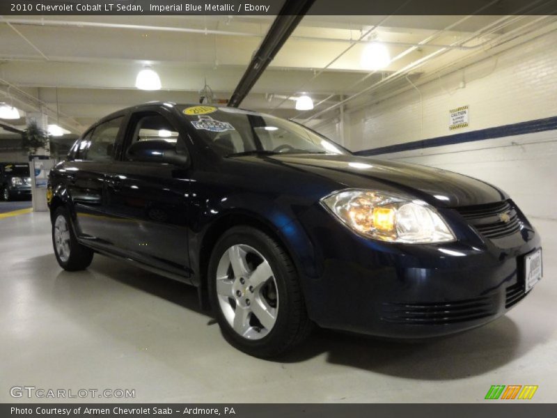 Imperial Blue Metallic / Ebony 2010 Chevrolet Cobalt LT Sedan