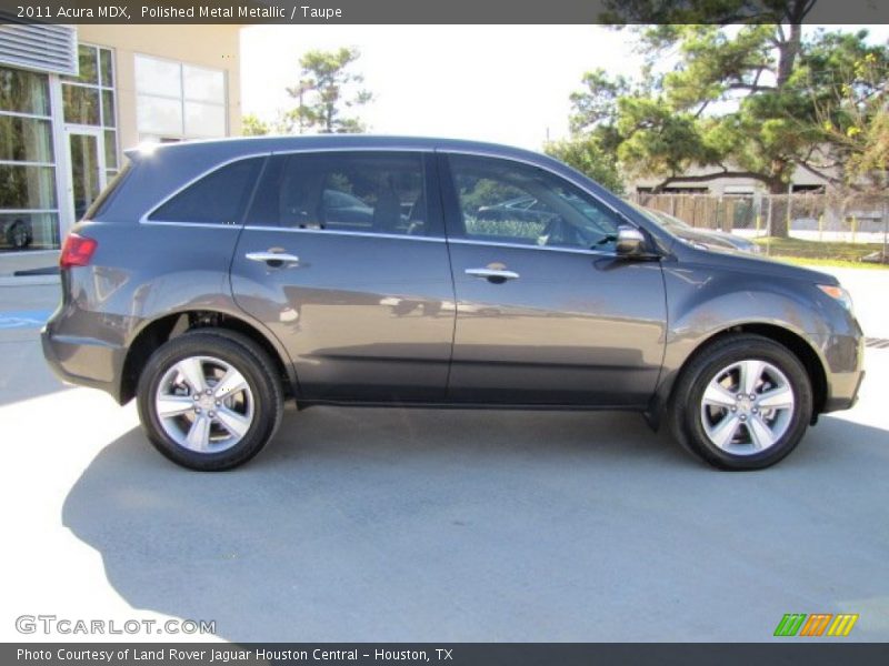 Polished Metal Metallic / Taupe 2011 Acura MDX