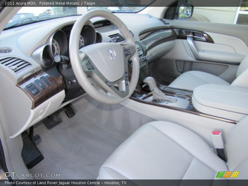 Polished Metal Metallic / Taupe 2011 Acura MDX