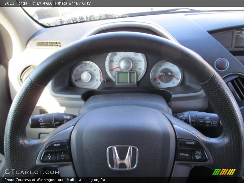 Taffeta White / Gray 2011 Honda Pilot EX 4WD