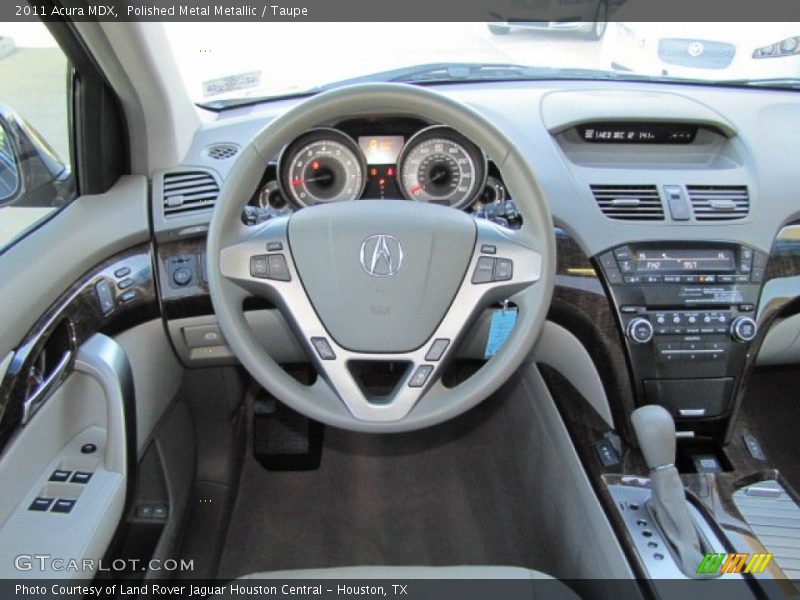 Polished Metal Metallic / Taupe 2011 Acura MDX