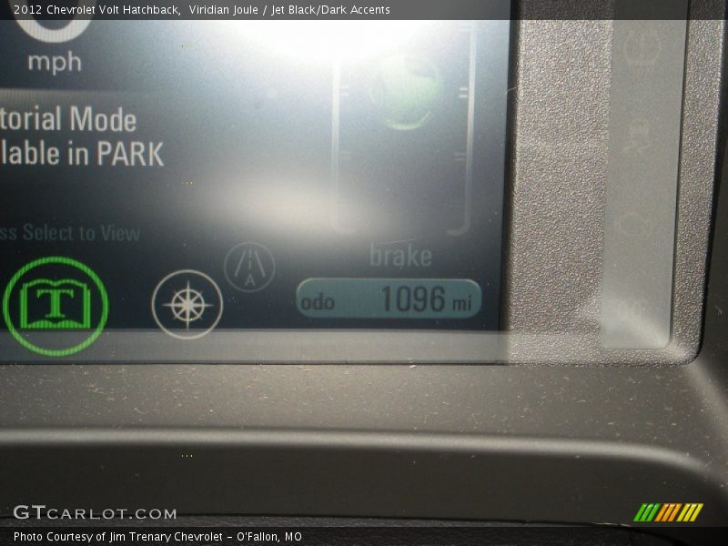 Viridian Joule / Jet Black/Dark Accents 2012 Chevrolet Volt Hatchback