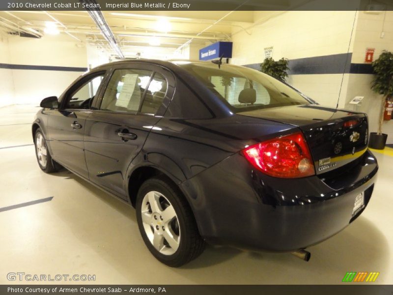 Imperial Blue Metallic / Ebony 2010 Chevrolet Cobalt LT Sedan
