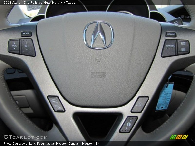 Polished Metal Metallic / Taupe 2011 Acura MDX