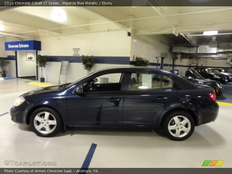Imperial Blue Metallic / Ebony 2010 Chevrolet Cobalt LT Sedan