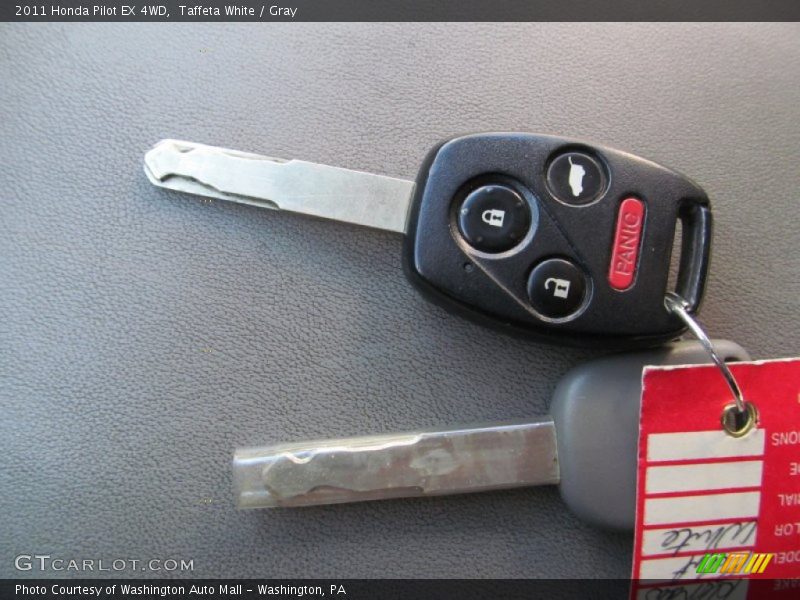 Taffeta White / Gray 2011 Honda Pilot EX 4WD