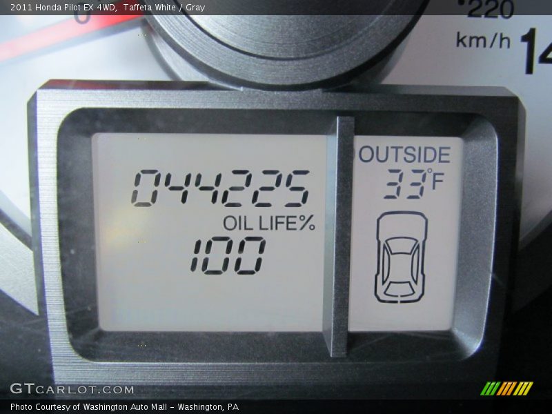 Taffeta White / Gray 2011 Honda Pilot EX 4WD