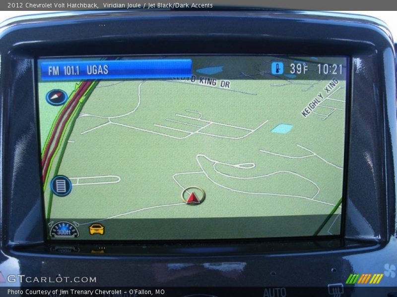 Navigation of 2012 Volt Hatchback
