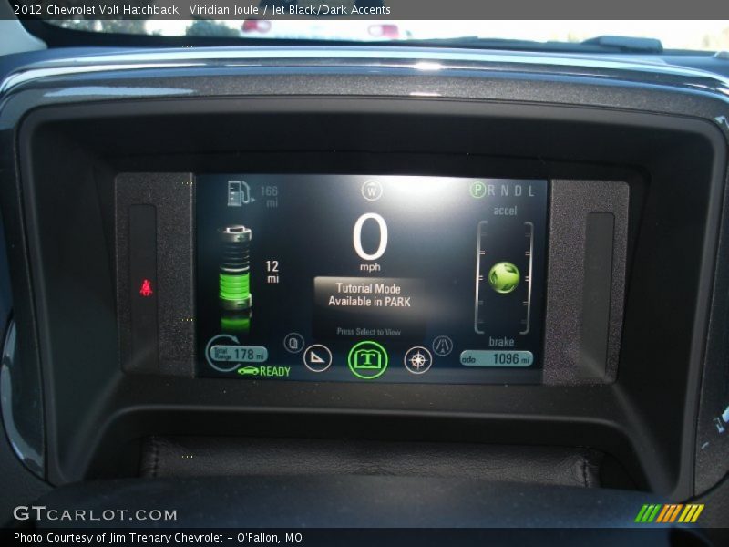 Viridian Joule / Jet Black/Dark Accents 2012 Chevrolet Volt Hatchback