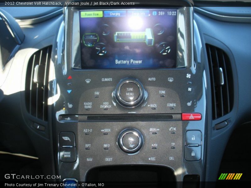 Controls of 2012 Volt Hatchback