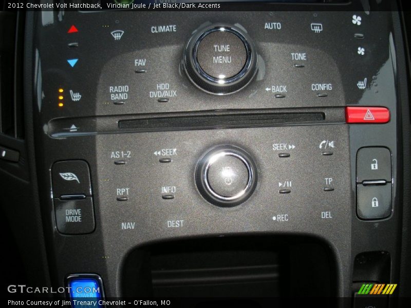 Controls of 2012 Volt Hatchback