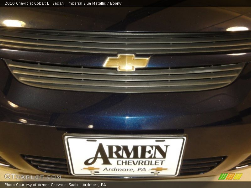 Imperial Blue Metallic / Ebony 2010 Chevrolet Cobalt LT Sedan