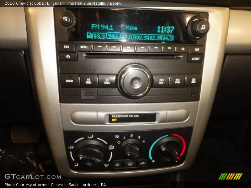 Imperial Blue Metallic / Ebony 2010 Chevrolet Cobalt LT Sedan